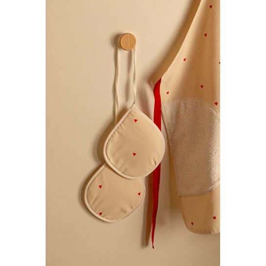 Emaylab Cupid Kalpli Mutfak Önlüğü Ve Tutmaç Seti (kendi̇nden Havlulu-ayarlamali Askili)