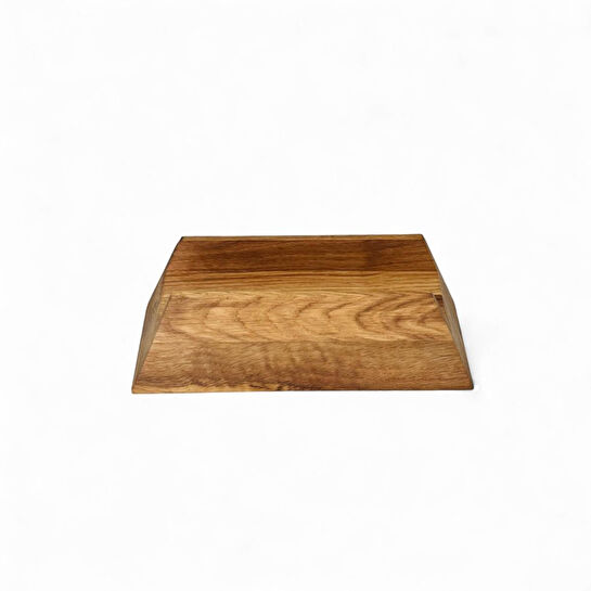 Kaf Ahşap End Grain Kesme Tahtası Standı Meşe/Kestane