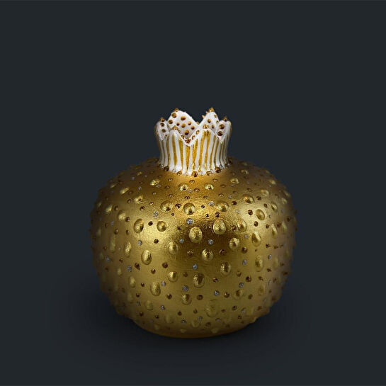 Coho Objet Coho Art Bereket Narı El Yapımı Sanatsal Dekoratif Obje - Brilliant Gold