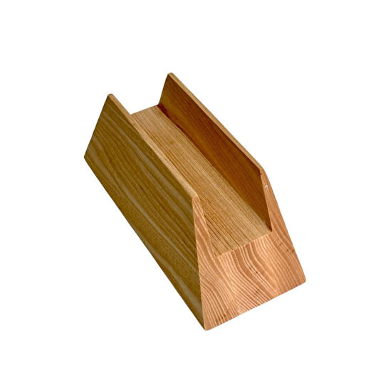 Kaf Ahşap End Grain Kesme Tahtası Standı Dişbudak