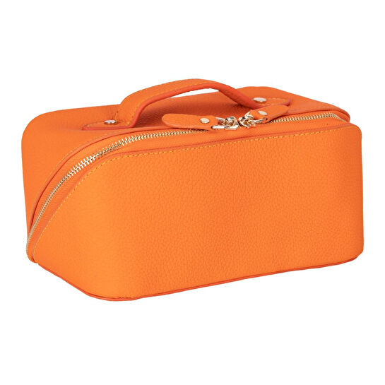 Bloominbag Soluno Melon Deri Makyaj Ve Seyahat Çantası