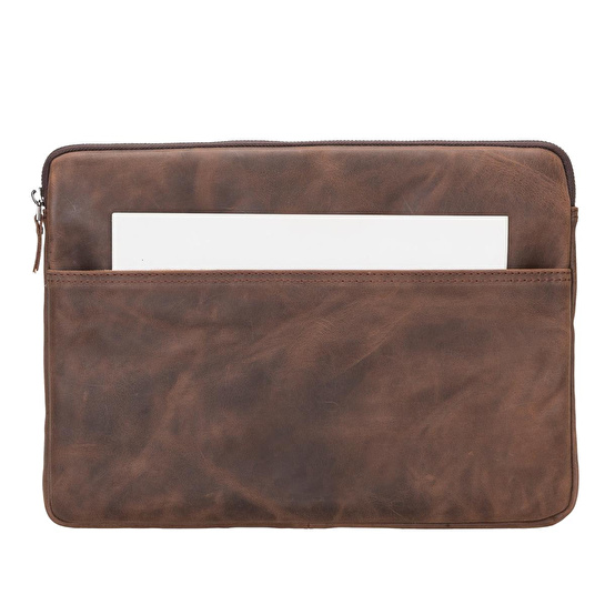 Bloominbag Torino Dark Brown Super Slim 16inç Laptop / Macbook Kılıf