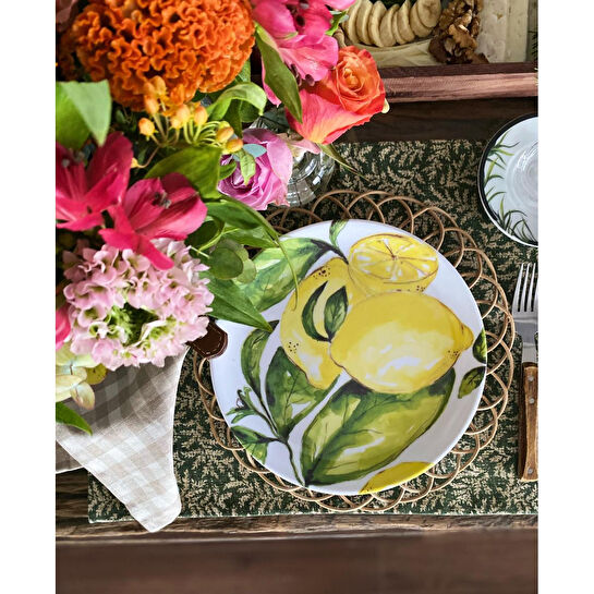 Fern&Co Citrus Collection Küçük Tabak 4 Lü Set