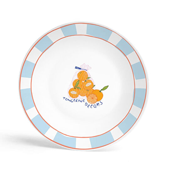 Fern&Co Bon App Collection Tatlı Tabağı Tangerine