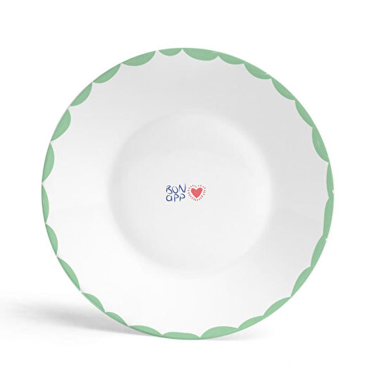 Fern&Co Bon App Collection Yemek Tabağı Green