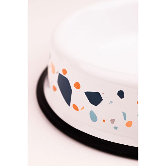 Emaylab Emaye Kedi Köpek Mama Ve Su Kabı