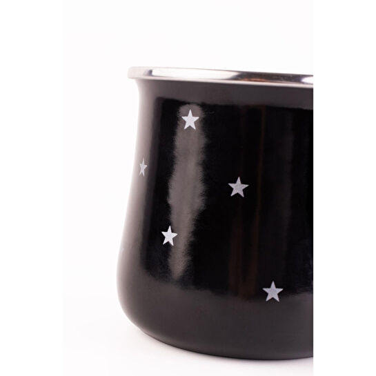 Emaylab Star Yıldız Desenli Emaye Cezve ( Tüm Ocaklarda Kullanılabilir)