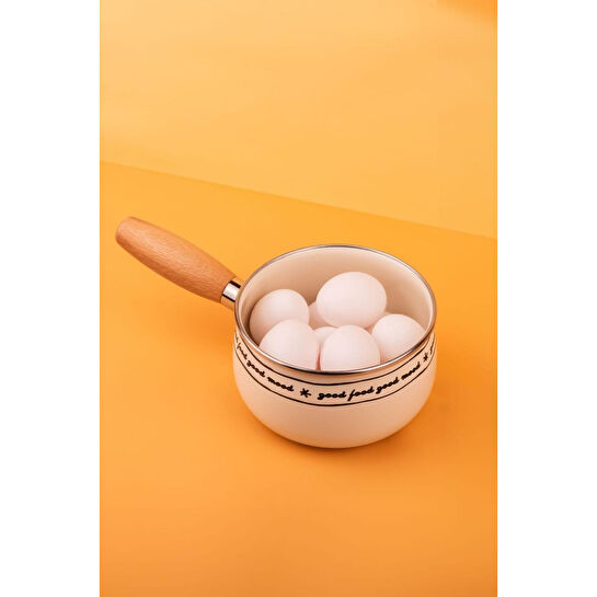 Emaylab Mood Emaye Sos/sütlük/yumurta Tavası 1,3 Litre - 16 Cm (indüksiyon Dahil Tüm Ocaklara Uygun)