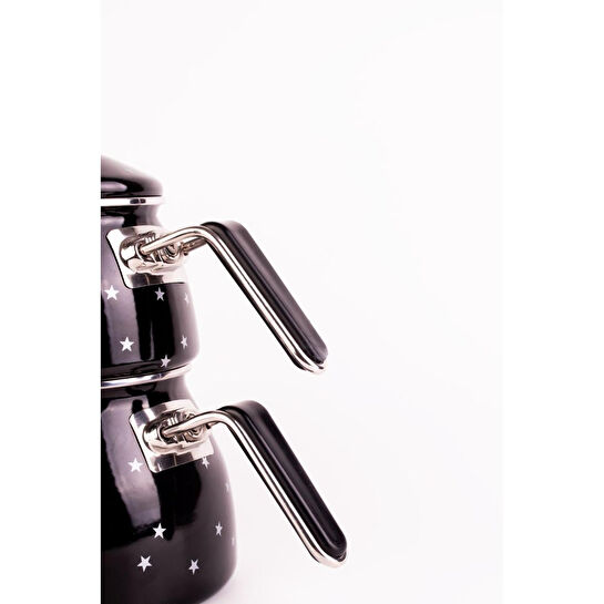 Emaylab Star Emaye Yıldız Desenli Çaydanlık