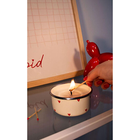 Emaylab Vanilya Dream, Emaye Kapta Soy Wax Mum (vanilya Kokulu-150 Ml)