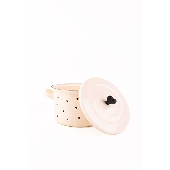 Emaylab Black Cupid Emaye 20cm Tencere- 3 Litre