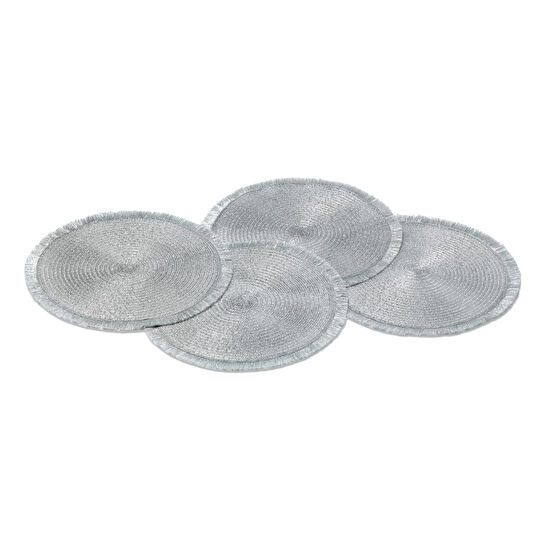 Tchibo Amerikan Servis Yuvarlak, Gümüş, 4 Adet