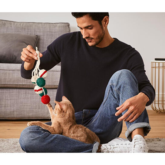 Tchibo Kediler İçin Oyuncak, Çıngıraklı, Sisal