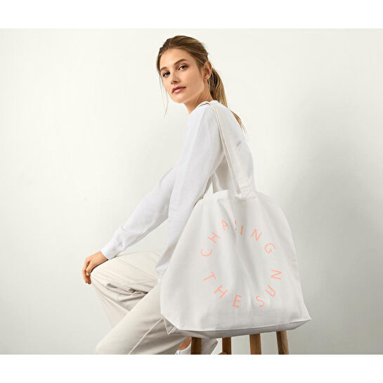 Tchibo Kanvas Alışveriş Çantası