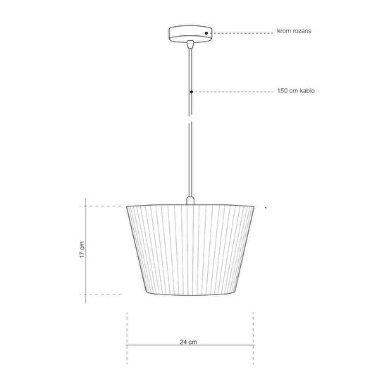 Soli Workshop Philos '2 Sarkıt Aydınlatma - Mavi