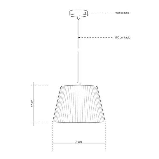 Soli Workshop Philos '1 Sarkıt Aydınlatma - Pembe