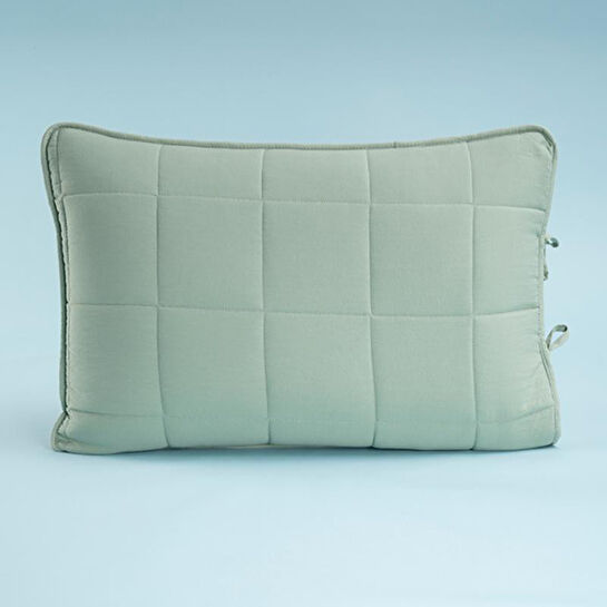 Othello Kullanımı Kolay Çift Kişilik Yastık Alezi Ve Yorgan Seti 220x240 Cm Yeşil - Egeo Life Serisi