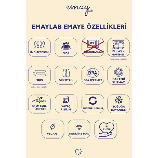 Emaylab Cupid Emaye Şekerlik
