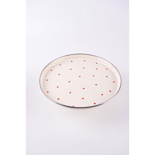 Emaylab Cupid Emaye Pasta/kek Sunum Standı (24 Cm)