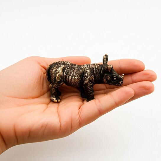 Coho Objet Coho Brazen Dekoratif Pirinç Döküm Dekoratif Su Aygırı Heykeli