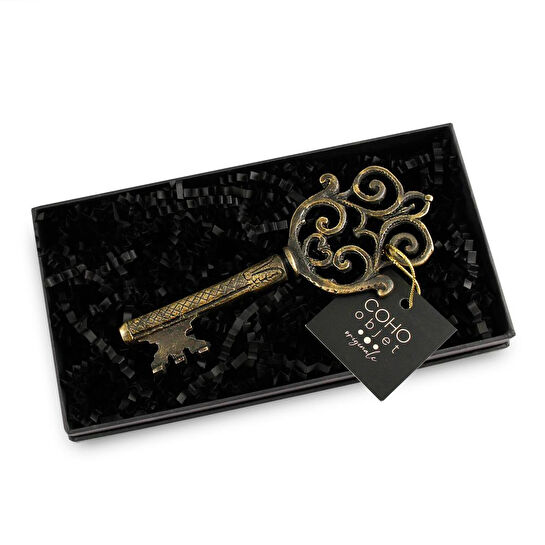 Coho Objet Coho Brazen El Yapımı Pirinç Döküm Ayasofya Anahtar Sembolü