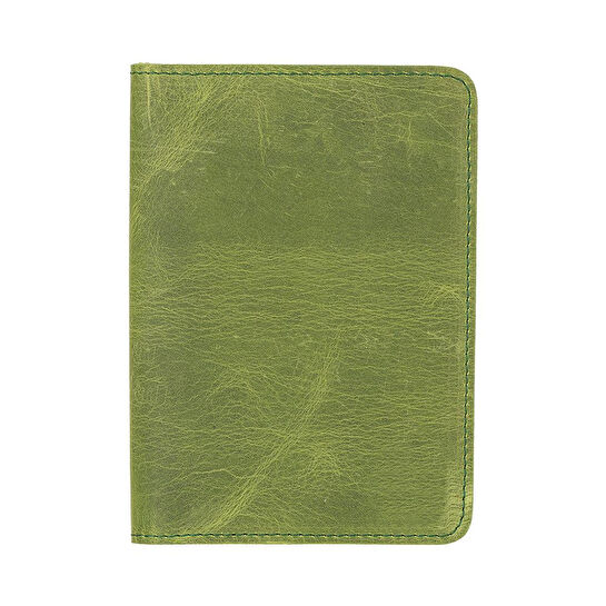 Bloominbag Viaggio Voyager Olive Chic Deri Pasaport Ve Kart Kılıfı