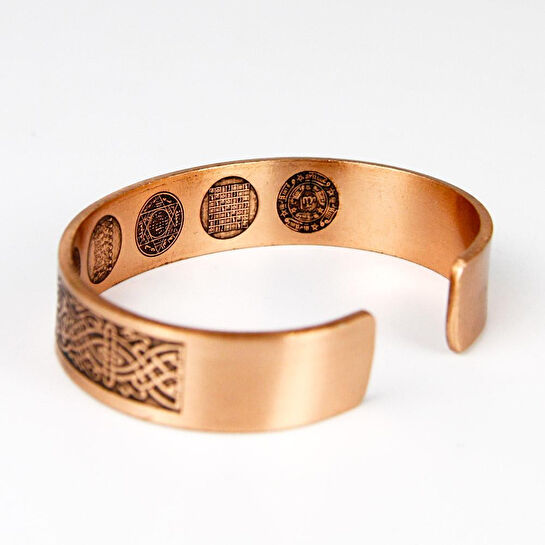 Coho Objet Coho Tılsım El Yapımı Bakır Dua İşleme Bileklik