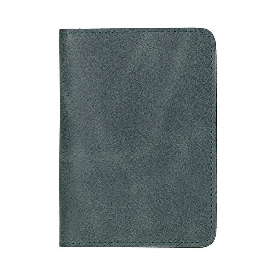 Bloominbag Viaggio Voyager Hunter Green Chic Deri Pasaport Ve Kart Kılıfı