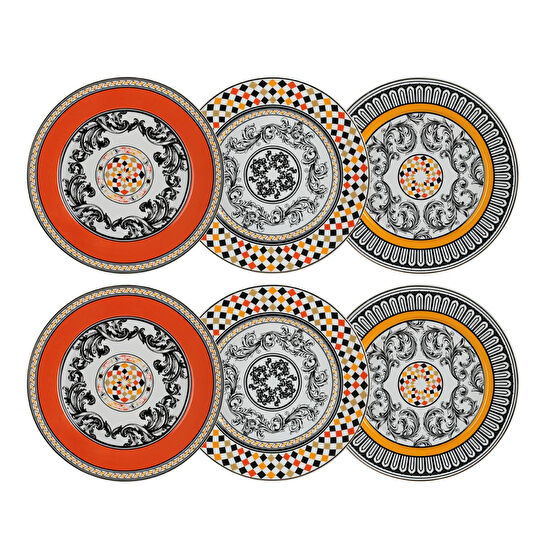 Lucky Art Margery Bone 27cm 6li Tabak Seti