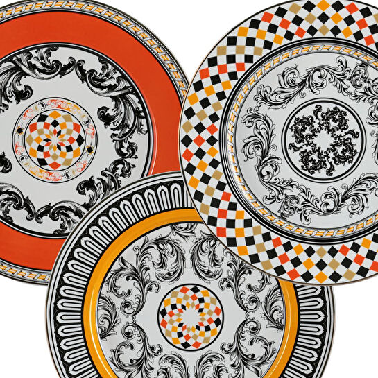 Lucky Art Margery Bone 27cm 6li Tabak Seti