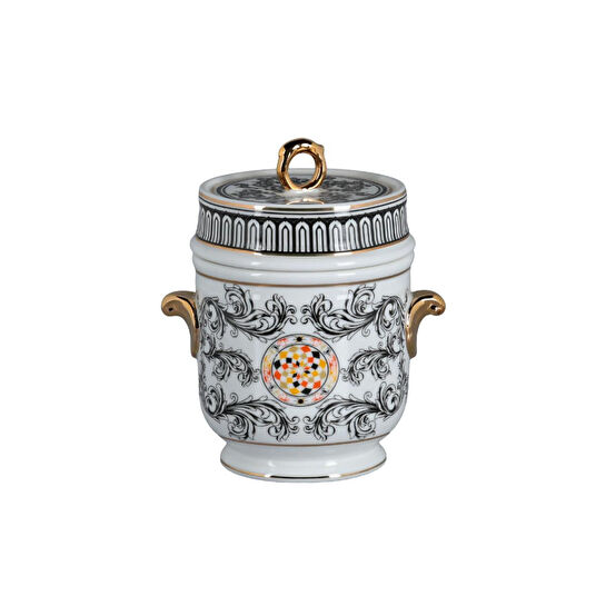 Lucky Art Margery Bone Kulplu Kavanoz 16 Cm