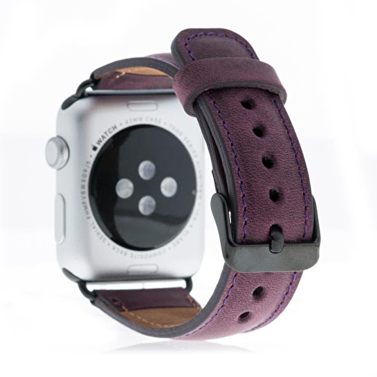 Bloominbag Bloomband Mulberry Bloom Deri Apple Watch Kordon-44/45/46/49 Mm