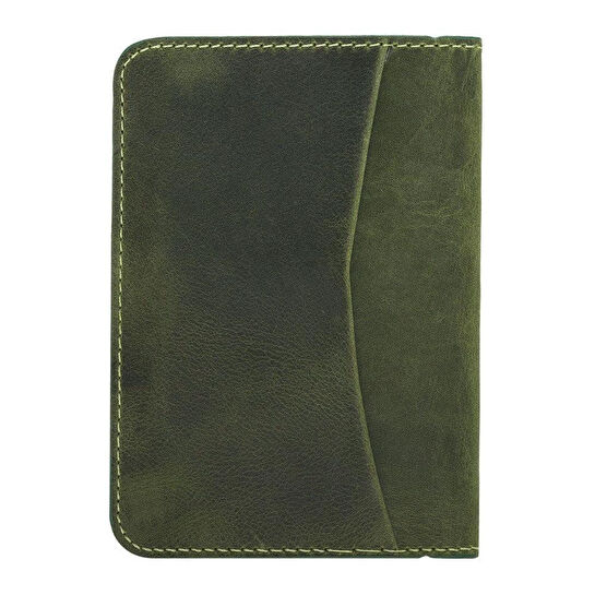 Bloominbag Bloomledger Mediterranean Olive Hakiki Deri Bifold Cüzdan
