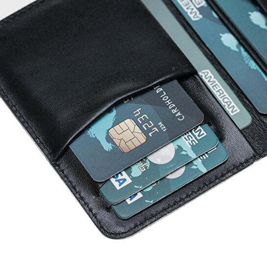 Bloominbag Bloomledger Cosmic Cosmos Hakiki Deri Bifold Cüzdan