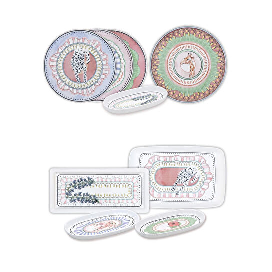 The Mia Spring Kahvaltı Takımı 6 Kişilik 15 Parça Set 1