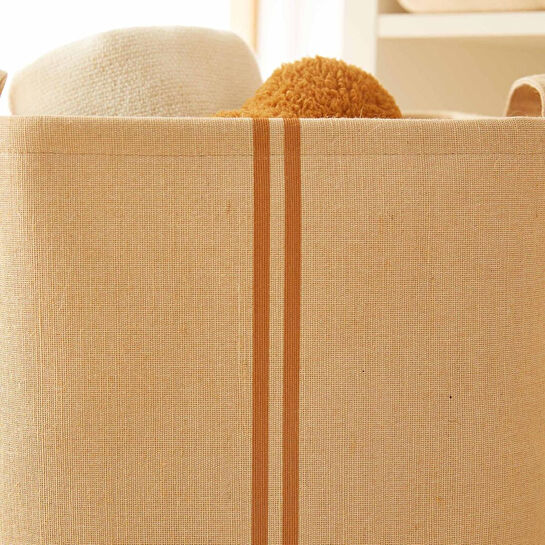 Ocean Home Textile Çocuk Odası Jüt Keten Kumaş Sepet 30 X 30 X 30 Cm