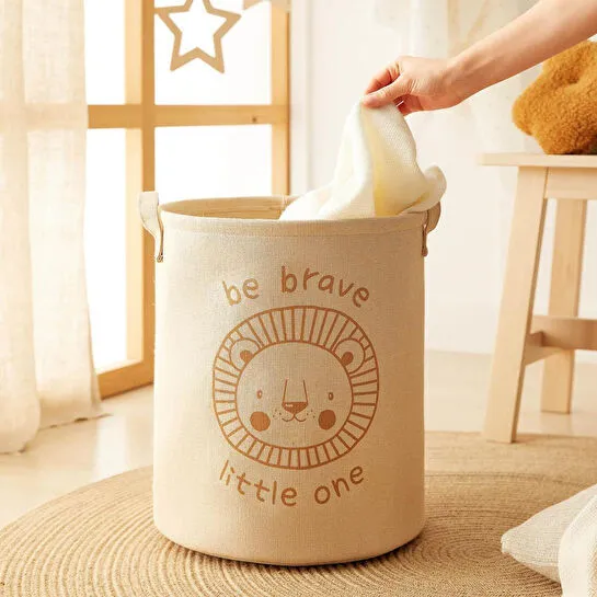 Ocean Home Textile 5'li Çocuk Odası Jüt Keten Kumaş Sepet Set