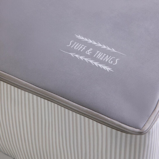 Ocean Home Textile 3'lü Mega Boy Gri Renk Stuff & Things Baza Altı Hurç Set