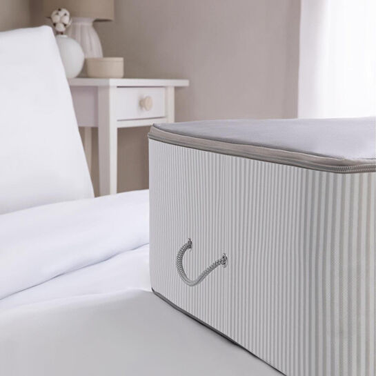 Ocean Home Textile 3'lü Mega Boy Gri Renk Stuff & Things Baza Altı Hurç Set