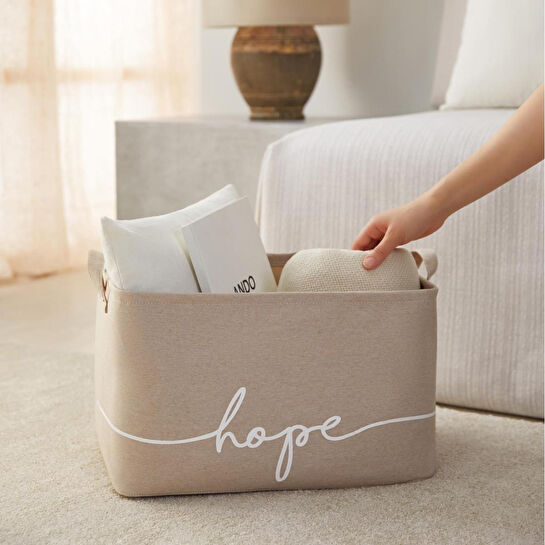 Ocean Home Textile 3'lü Bej Renk Sepet Set