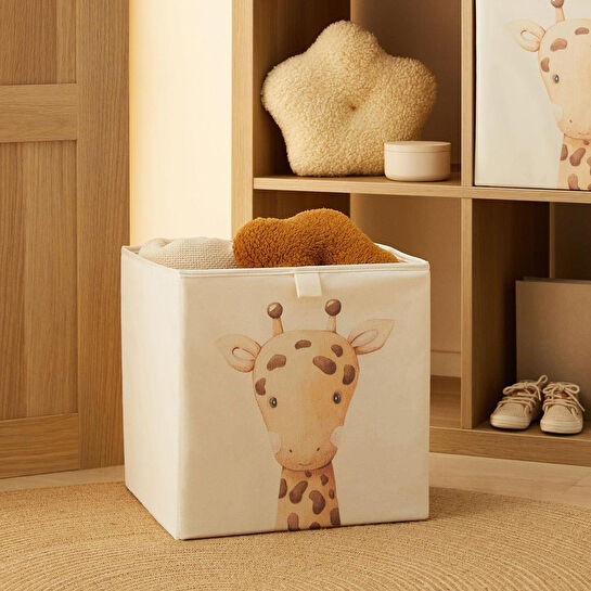 Ocean Home Textile Çocuk Odası Sevimli Zürafa Kutu 33 X 30 X 33 Cm