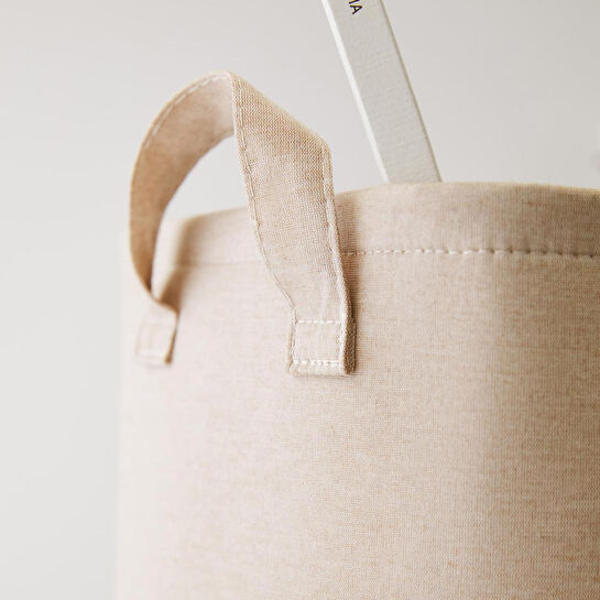 Ocean Home Textile Bej Renk Love Sepet 30 X 21 X 18 Cm