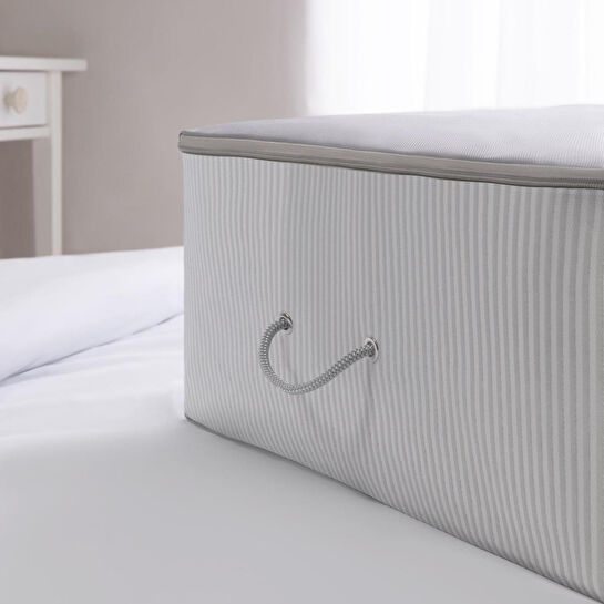 Ocean Home Textile 3'lü Büyük Boy Gri Renk Stuff & Things Baza Altı Hurç Set