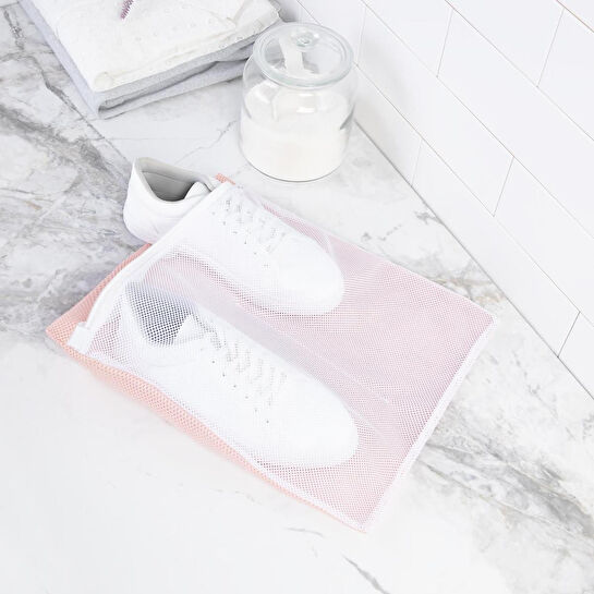 Ocean Home Textile Pembe Renk Ayakkabı Yıkama Filesi 35 X 40 Cm