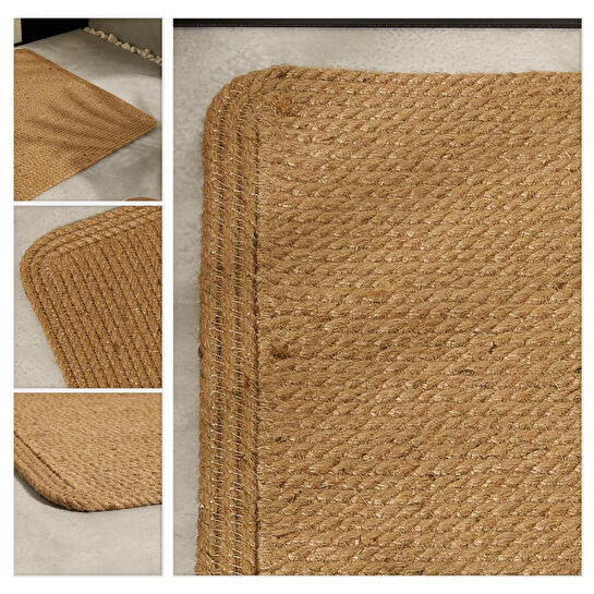 Ocean Home Textile Jüt Halat Kapı Önü Paspası 72 X 52 Cm