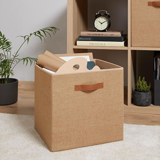 Ocean Home Textile 2'li Jüt Kutu Set 33x30x33 Cm