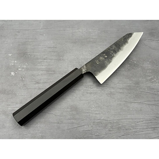 Hatsukokoro Ko Bunka Şef Bıçağı - Aogami #2 - Kurouchi 120mm - Abanoz Sap