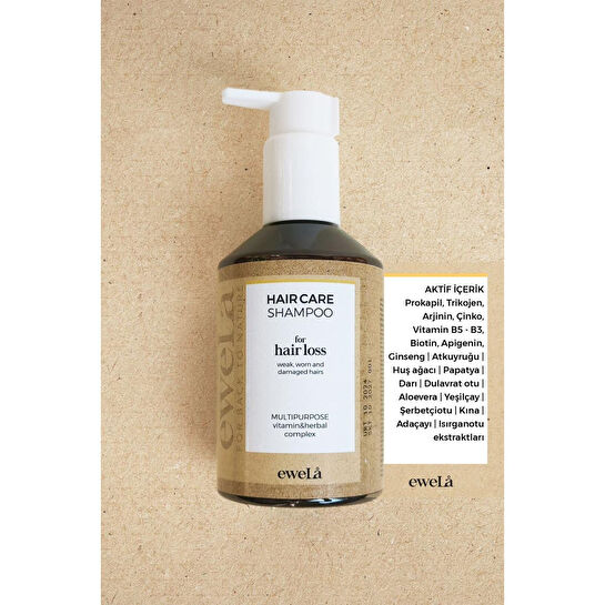 eweLa Şaç Bakım Şampuanı - Dökülmeye Karşı Etkili - 250 Ml