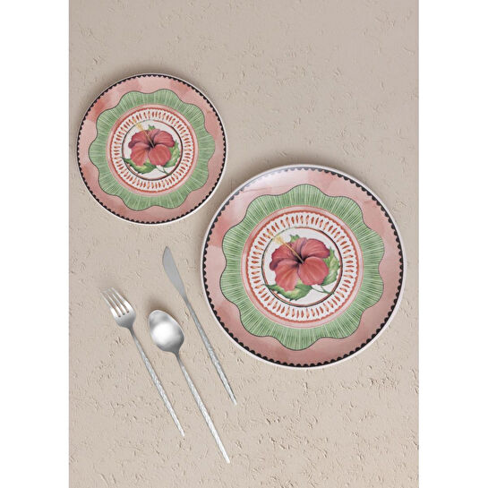 The Mia Spring 6 Kişilik Yemek Takımı 24 Parça Set 2