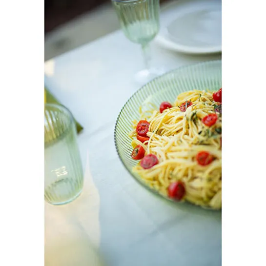 Rakle Splendid Cam 2'li Salata Kasesi Seti Yeşil 25 Cm - 30 Cm